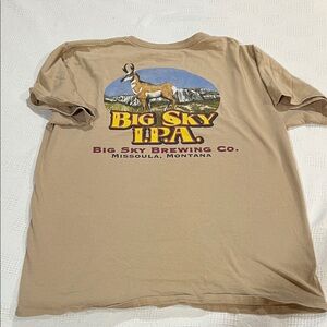 Hanes Tan Graphic Short Sleeve Tee